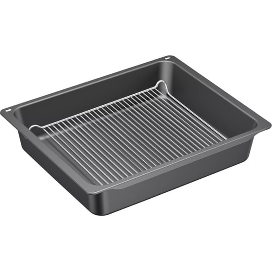 Τετράγωνο Ταψί Φούρνου NEFF Z12CN10A0 από Αλουμίνιο 37.5 x 45.5 cm Μαύρο image 0