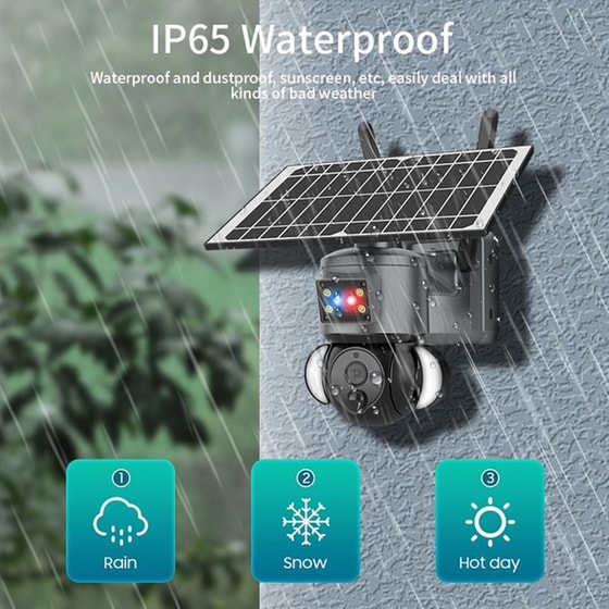 Wifi Solar Dom Camera Ultrahd 3k Jk14-s528-3mp image 9