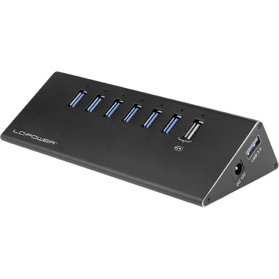 LC-Power LC-HUB-ALU-2B-7 USB Hub 7-Port USB 3.0 συμβατό με USB-A image 0
