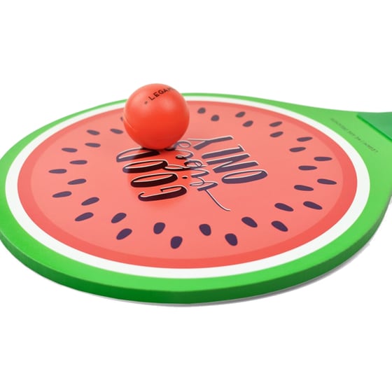 Σετ Ρακέτες Παραλίας Legami Watermelon 2 τμχ - Πράσινο/Κόκκινο image 1