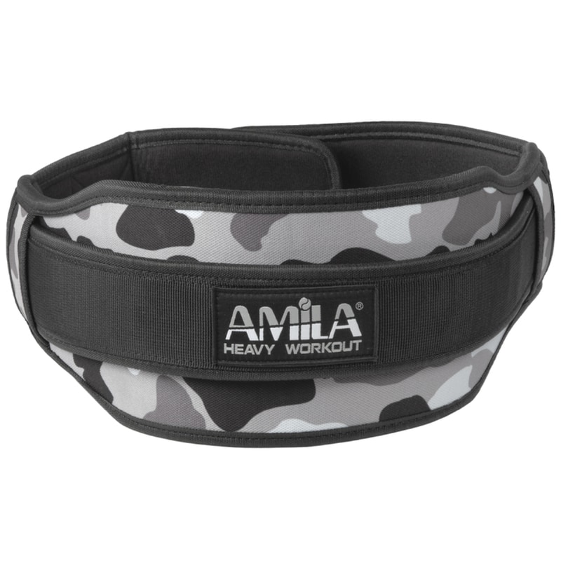 Ζώνη Άρσης Βαρών Amila Predator 83333 Medium Νεοπρένιο - Μαύρο