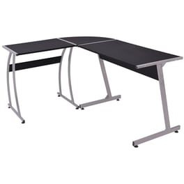 Γραφείο Γωνιακό VidaXL από Μοριοσανίδα 152x117cm - Μαύρο