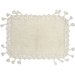 Πατάκι Μπάνιου Das Home Bathmats 0566 Ορθογώνιο Βαμβακερό 50x80 cm - Εκρού