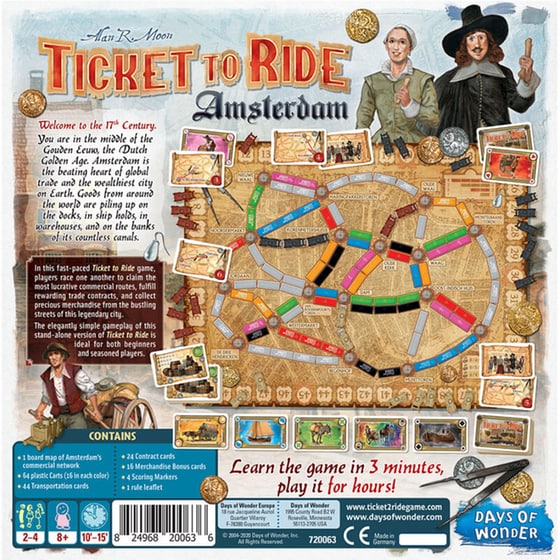 Ticket To Ride: Amsterdam Επιτραπέζιο (Days Of Wonder) image 1