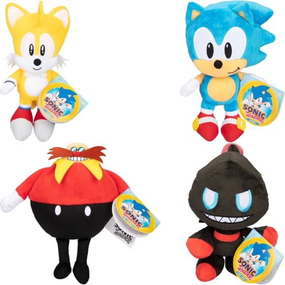 Λούτρινο JAKKS PACIFIC Sonic The Hedgehog Wave 6 σε 4 Σχέδια (22cm)  - Τυχαία Επιλογή Σχεδίου image 2