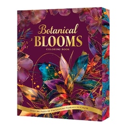 Botanical Blooms Coloring Book