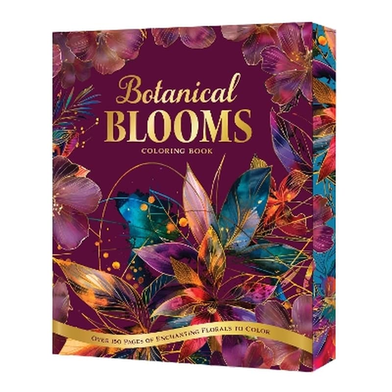 Botanical Blooms Coloring Book