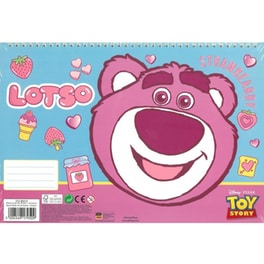 Μπλοκ Ζωγραφικής & Αυτοκόλλητα Gim 40Φ. Toy Story Lotso