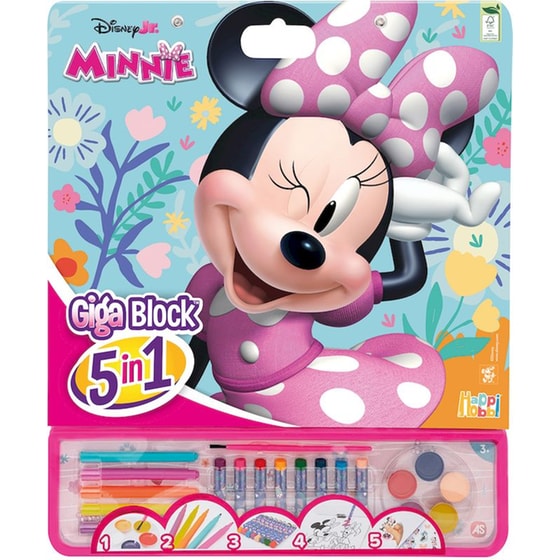 Σετ Ζωγραφικής AS Company Giga Block 5 in 1 Disney Minnie image 0