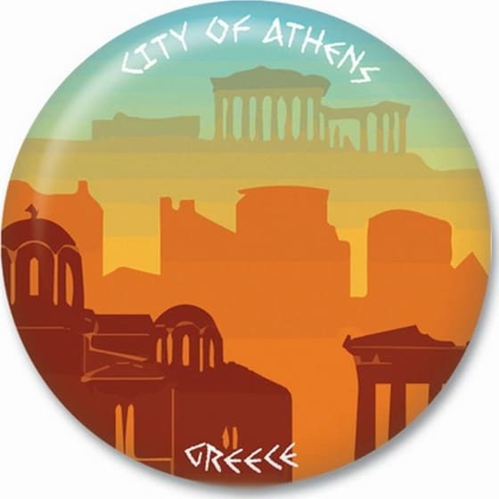 Μαγνήτης GNF THINKOFGREECE Ακρόπολη 3.8 cm image 0