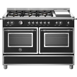 BERTAZZONI HER126G2ENET 58 / 58 Lt Μαύρο Κουζίνα Μεικτή Αερίου