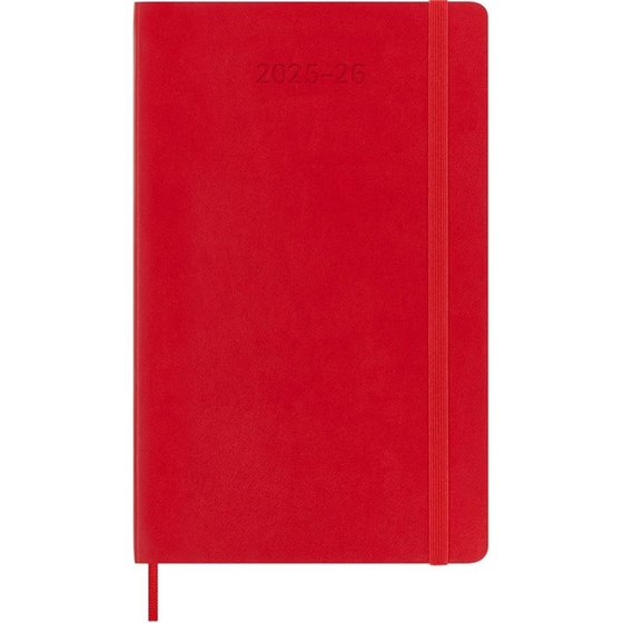 Ημερολόγιο Εβδομαδιαίο Moleskine 2025-2026 18Μ Large Scarlet Red Soft image 1