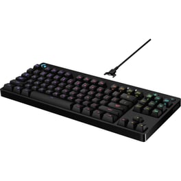 Logitech G G Pro Gaming Μηχανικό Ενσύρματο Πληκτρολόγιο Tenkeyless με GX Blue διακόπτες και Φωτιζόμενα πλήκτρα (US)