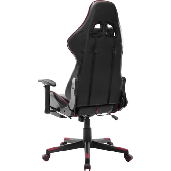 Καρέκλα Gaming VidaXL από Τεχνητό Δέρμα - Μαύρη/Μπορντό image 3
