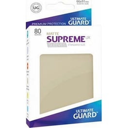 Ultimate Guard Supreme Ux Sleeves Standard Size Matte Sand (80 Sleeves)