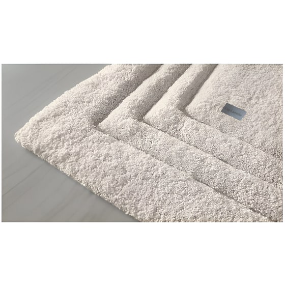 Πατάκι Μπάνιου Guy Laroche Ορθογώνιο Linea Βαμβακερό 40x60 cm - Μπεζ image 2