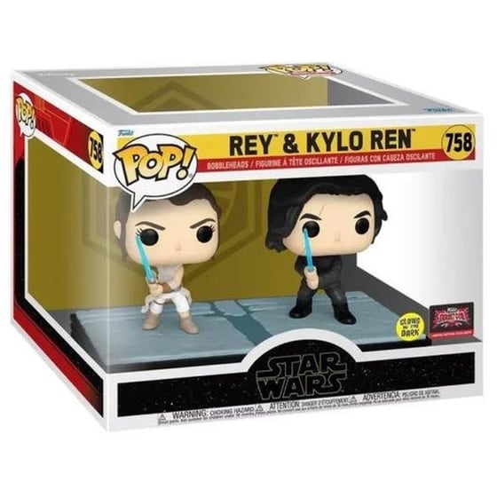 Φιγούρα Funko Pop! Moment Disney: Star Wars – Rey And Kylo Ren #758 image 1