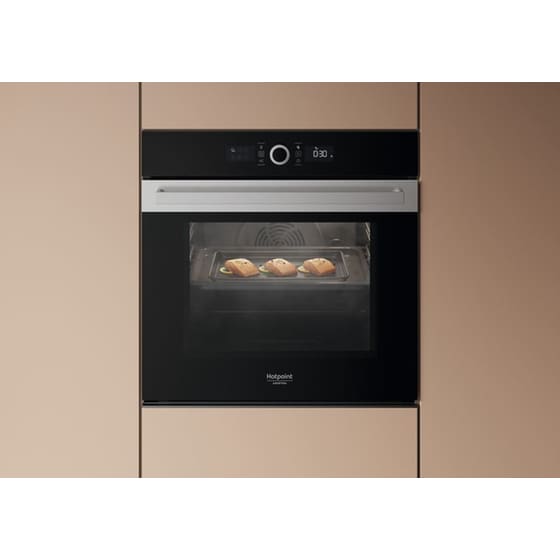 HOTPOINT HAOI5S8PM0XA 73 Lt Μαύρο Εντοιχιζόμενος Φούρνος Άνω Πάγκου image 2