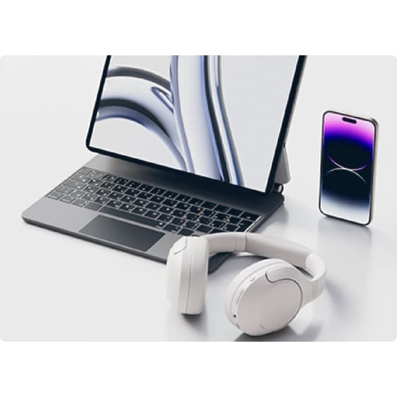 Qcy H3 Lite Ασύρματα/Ενσύρματα Ακουστικά Bluetooth - Λευκά image 3