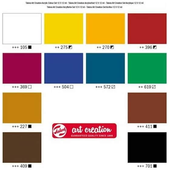 Σετ Ακρυλικών Talens Art Creation 12 X12 Ml image 1