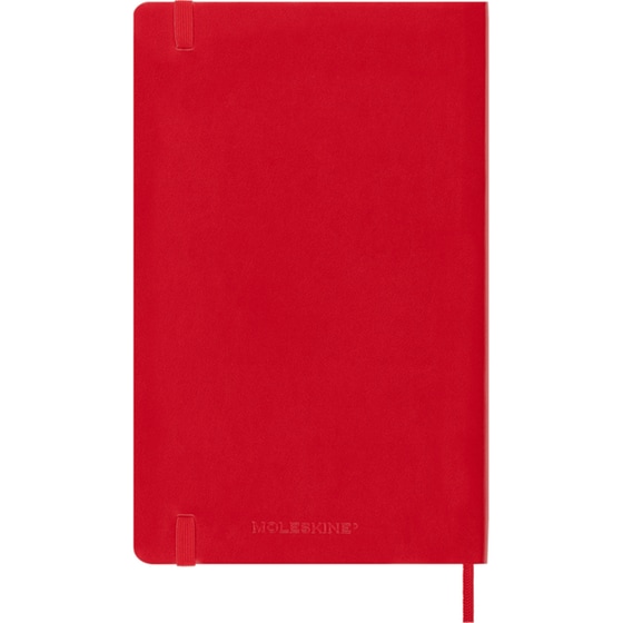 Ημερολόγιο Εβδομαδιαίο Moleskine 2024 12Μ L Scar. Red Μαλακό image 5