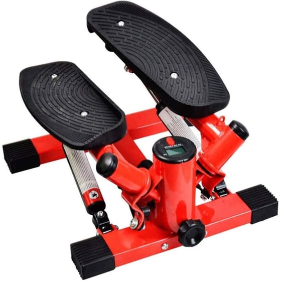 Mini Stepper Viking Twister 104134 Με Λάστιχα - Μαύρο/Κόκκινο image 1