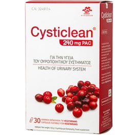 Ειδικό Συμπλήρωμα Διατροφής Cysticlean 240mg PAC - 30 κάψουλες