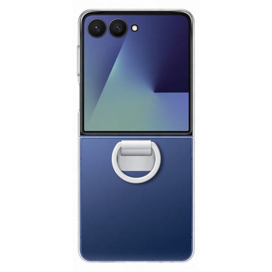 Θήκη Samsung Galaxy Z Flip7 - Samsung Ring Silicone Case - Transparent image 3
