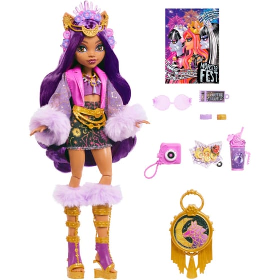 Κούκλα Monster High Monster Fest - Clawdeen (HXH80) image 0