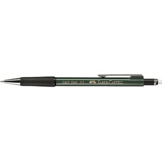Μηχανικό Μολύβι Faber Castell με Γόμα 0.5 mm H Μαύρο image 0