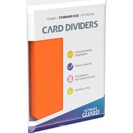 Ultimate Guard Card Dividers Standard Size Orange (10 Pack)