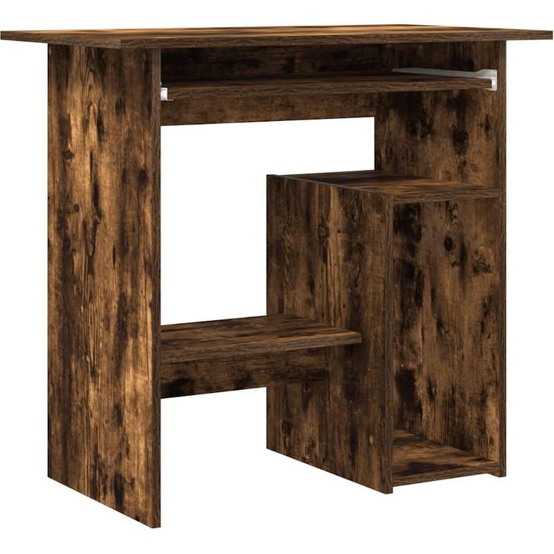 Γραφείο VidaXL από Επεξεργασμένο Ξύλο 80x45x74 cm - Καπνιστή Δρυς