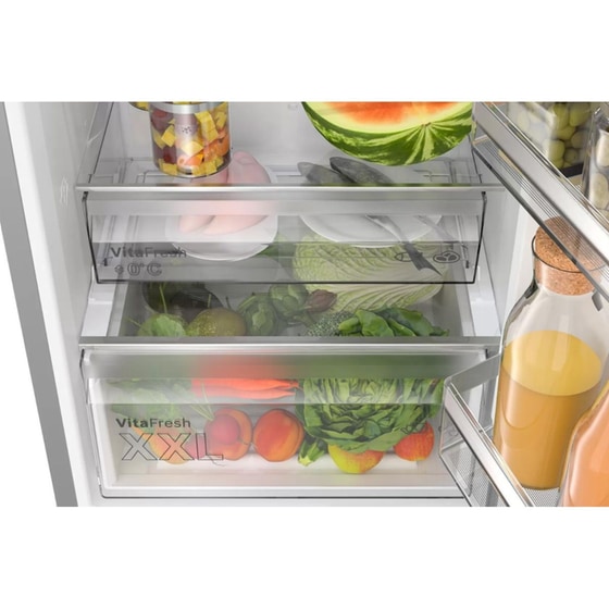 BOSCH KGN392IDF Full No Frost 363 Lt Brushed Steel Anti-Fingerprint Ψυγειοκαταψύκτης image 4