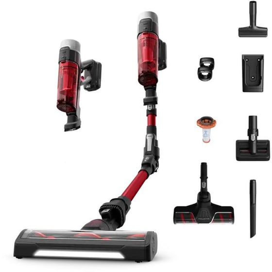 ROWENTA X-force Flex 9.60 Parquet 0.44 L 18.5 V Μαύρο/Κόκκινο Σκούπα Stick image 0