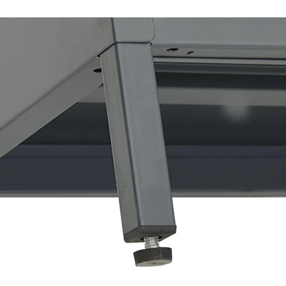 Έπιπλο Τηλεόρασης VidaXL Ατσάλι Και Γυαλί 105x35x52cm - Ανθρακί image 8