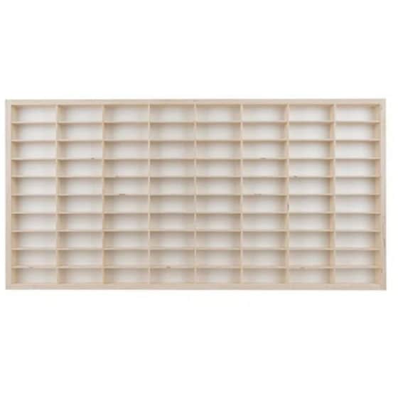 Ξύλινο Ράφι Για Αυτοκινητάκια 80 Θέσεων 78.5 X 4.5 X 40 Cm Kruzzel 20233 image 0