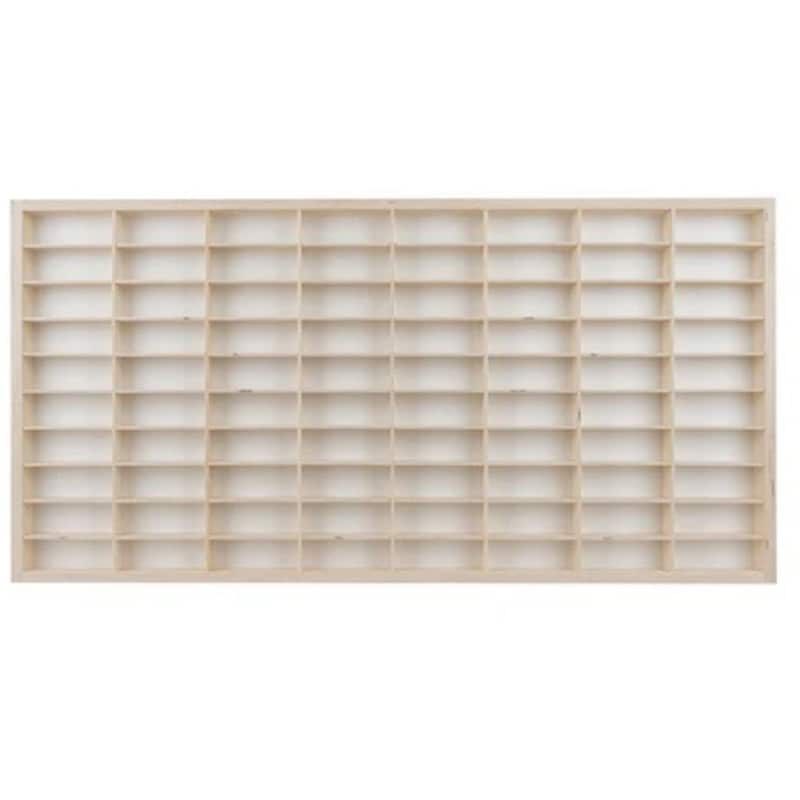 KRUZZEL Ξύλινο Ράφι Για Αυτοκινητάκια 80 Θέσεων 78.5 X 4.5 X 40 Cm Kruzzel 20233