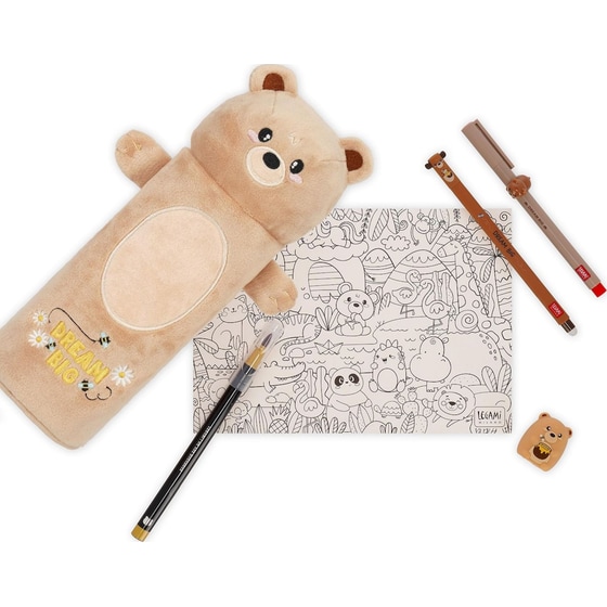 Κασετίνα Βαρελάκι Λούτρινη Legami Teddy Bear image 5