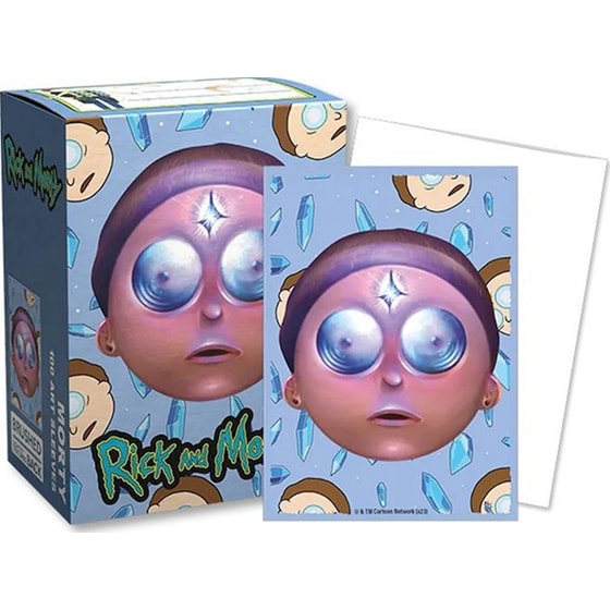 Classic Brushed Art Rick & Morty Dragon Shield License Standard Size Sleeves - Morty (100 Sleeves) image 1