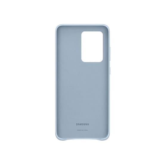 Θήκη Samsung Galaxy S20 Ultra - Leather Cover Μπλε image 1