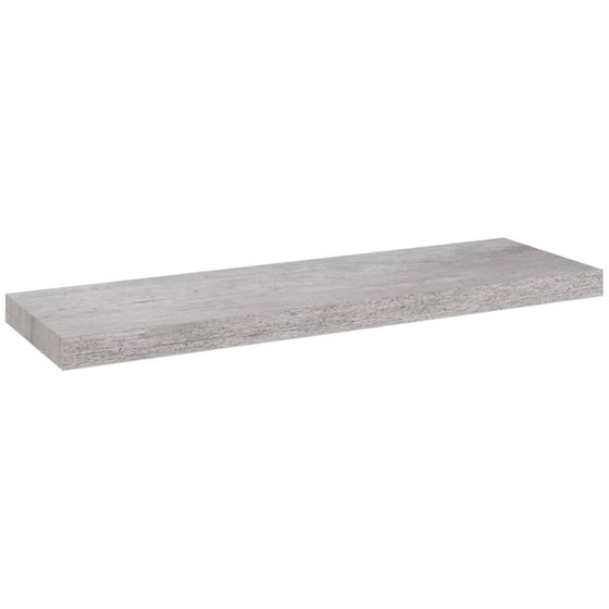Ράφι Τοίχου VidaXL από MDF 80x23.5x3.8 cm - Γκρι image 0