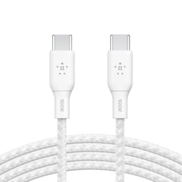 Καλώδιο δεδομένων Belkin BoostCharge USB-C 100W - White
