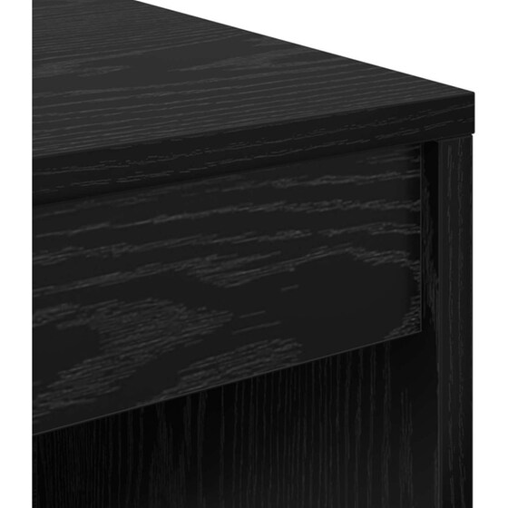 Γραφείο VidaXL 105,5x34x127 cm - Μαύρη Οξιά (2 τεμ.) image 8