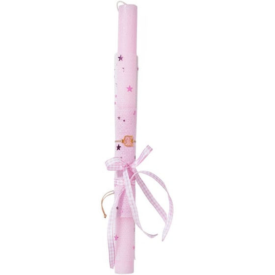 Λαμπάδα Live.Love.Sparkle&nbsp;Βραχιόλι&nbsp;Γατούλα&nbsp;Ροζ image 0