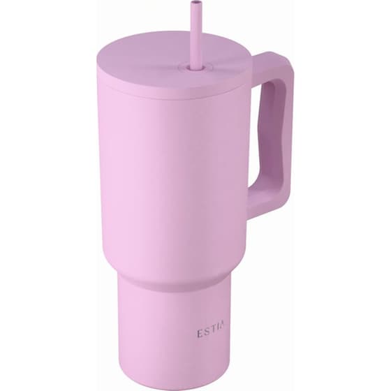 Ποτήρι Θερμός Estia Tumbler Xl Save The Aegean Lavender με Καλαμάκι και Λαβή 900 ml image 2