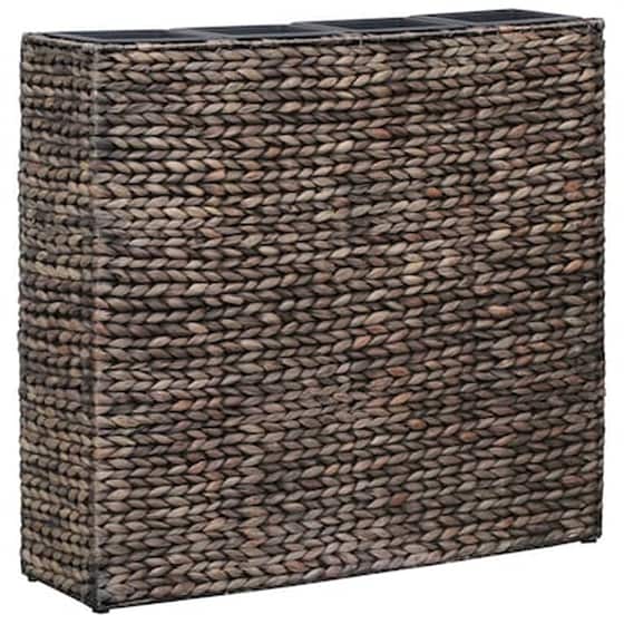 Vidaxl Ζαρντινιέρα Υπερυψωμένη Με 4 Δοχεία Καφέ Υάκινθος Του Νερού image 1