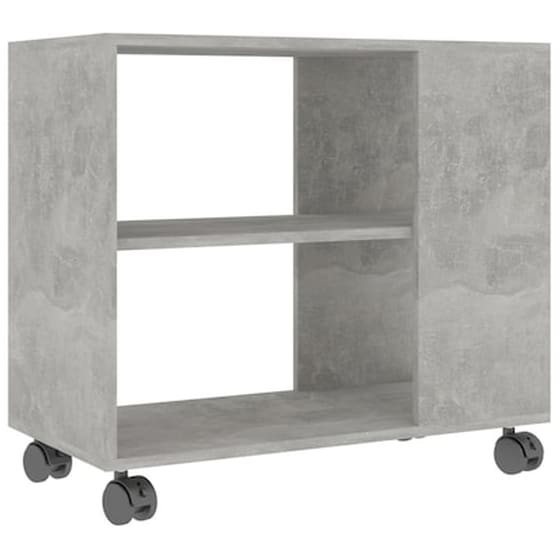 Τραπεζάκι Σαλονιού VidaXL από Επεξεργασμένο Ξύλο 70x35x55cm - Γκρι image 2