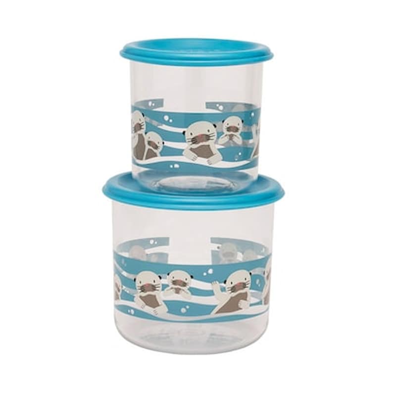 SUGARBOOGER Baby Otter Snack Container Large(2 Pcs)