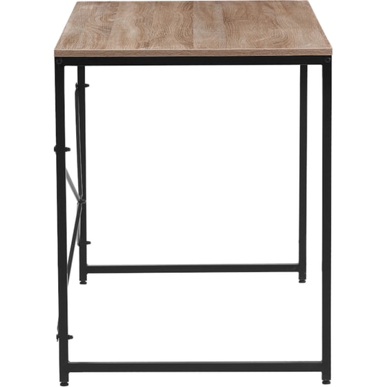 Γραφείο Μελέτης Liberta Plain από Μοριοσανίδα 120x60cm - Sonoma/Μαύρο image 2