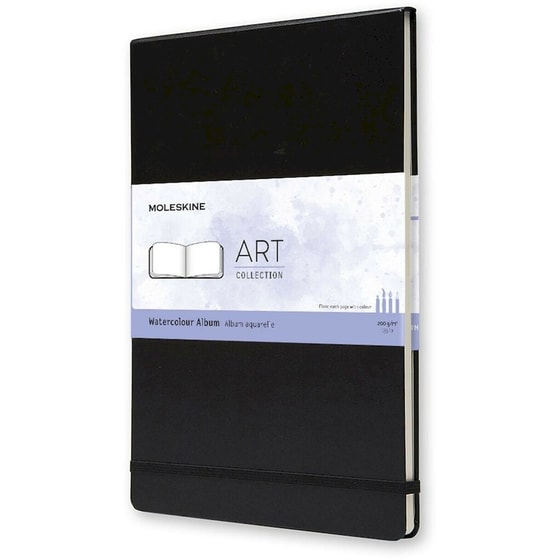Σημειωματάριο Moleskine Folio Watercolour Μαύρο image 0